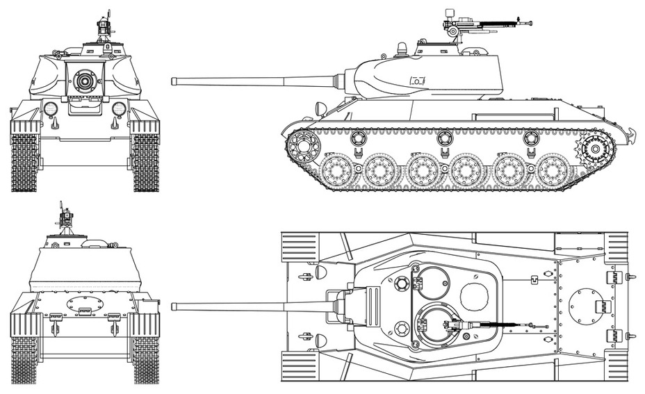 ​Таким новый легкий танк завода №174 мог быть после всех изменений, затребованных ГАБТУ КА. Реконструкция Всеволода Мартыненко, на базе которой создана модель для World of Tanks - Как создавался ЛТТБ | Warspot.ru