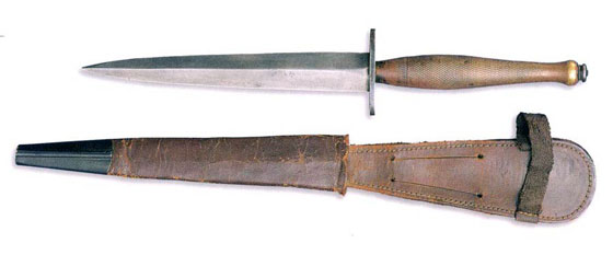 Командирский нож Fairbairn-Sykes. Тип 2. Кинжал британского коммандос.