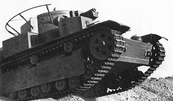 Танк Т-28 на учениях в Белоруссии, 1936г.