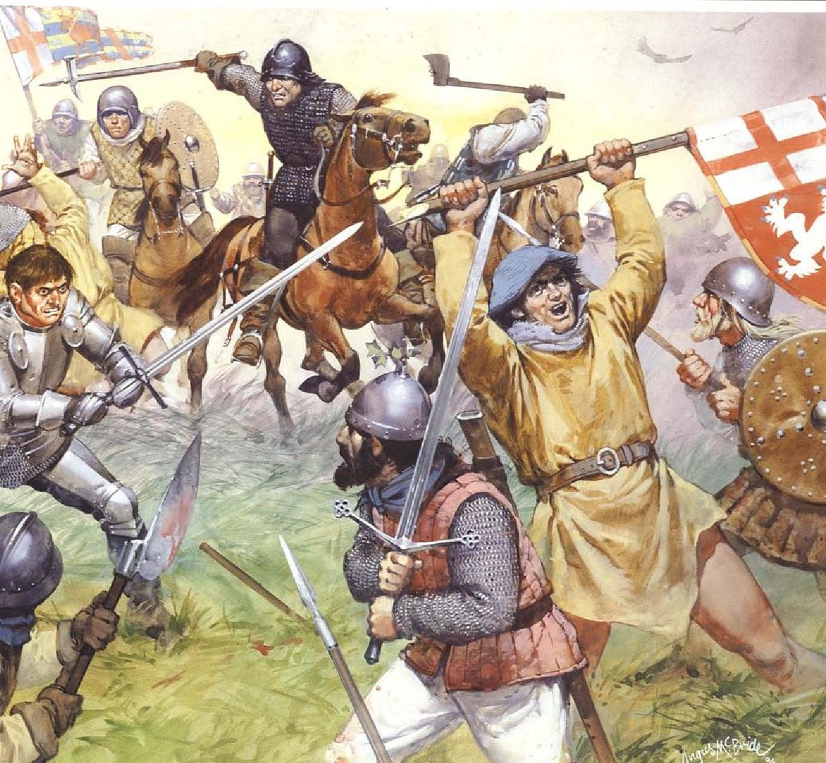 Битва при Флоддене, 1513 г., Шотландия против Англии