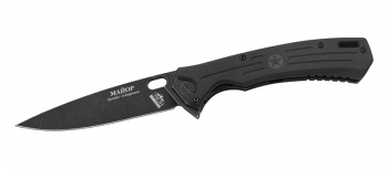 Нож складной NOKS Major AUS8 Black Black 328-589406 приклад, флиппер