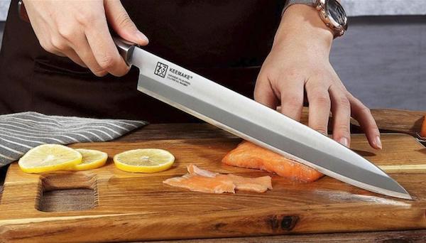 Однолезвийный кухонный нож
