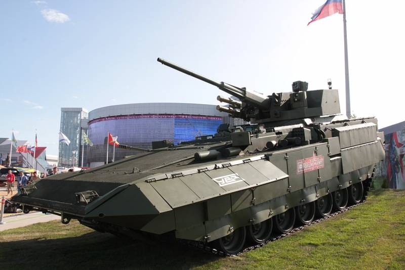 Т 15 Армата: БМП - боевая машина пехоты, вооружение, тактико-технические характеристики (ТТХ), описание, модули