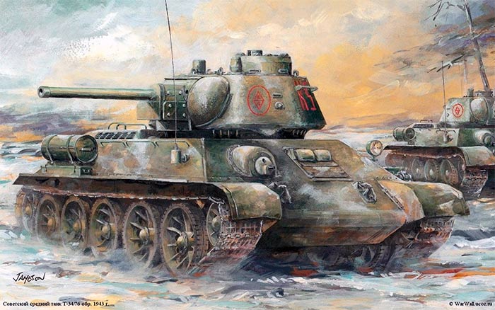 Т-34-76 образца 1943 г. Поздний выпуск