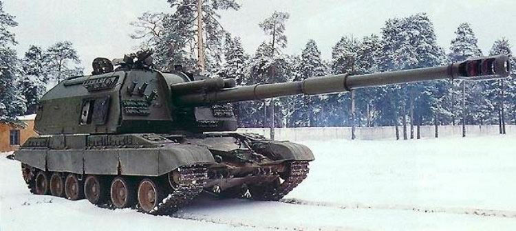 Мста-С на базе Т-80