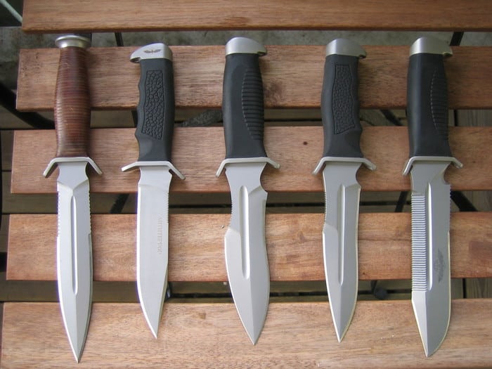 виды ножей