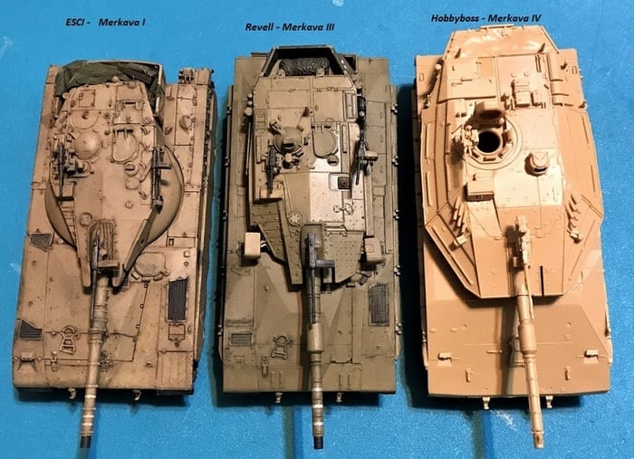 Модели танка Меркава