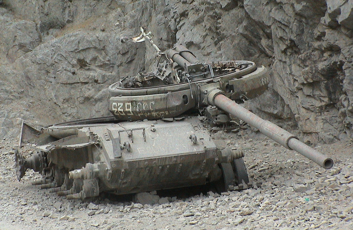 Т-62 подбитый
