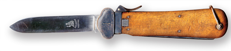 Немецкий складной нож предназначался для солдат Вермахта-4