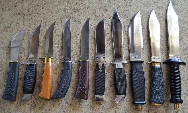 Ножи с разным дизайном
