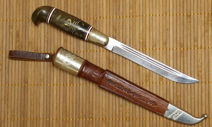 Коллекционный финский охотничий нож