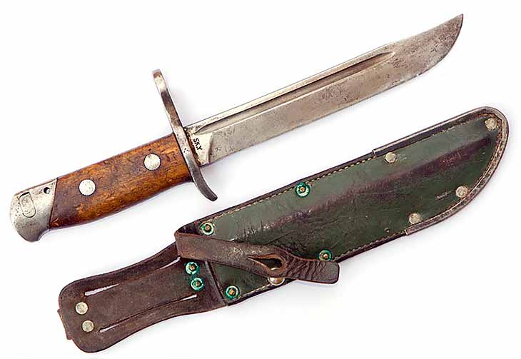 Финский штык-нож к винтовке Мосина 1939 года с ножнами