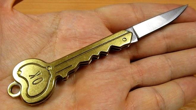 Нож с нестандартной формой ключа