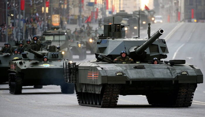 Новейший боевой танк Росси Т-14 