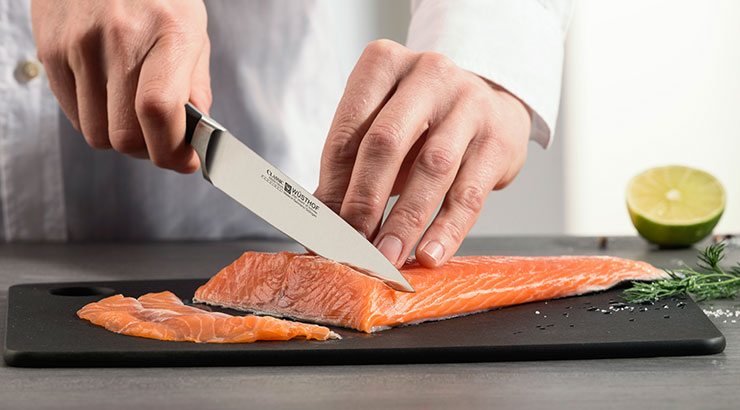 кухонный нож для разделки рыбы-1