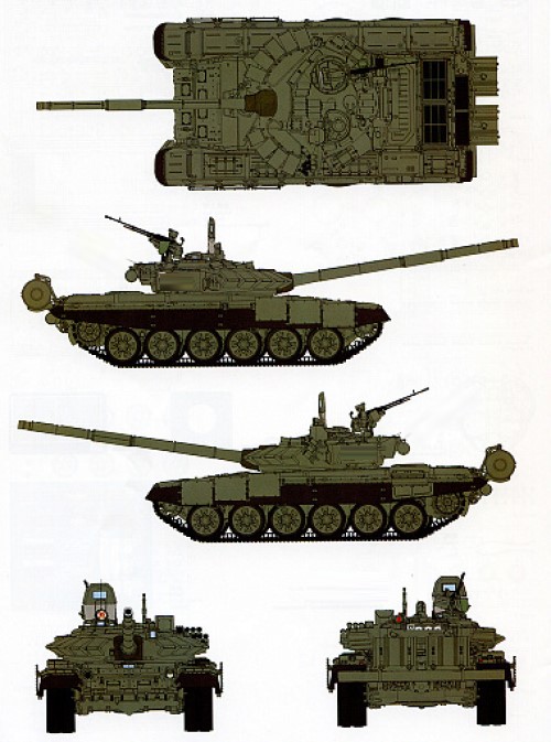 Схема танка Т72Б3