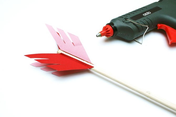 Как сделать стрелы: стрела из бумаги