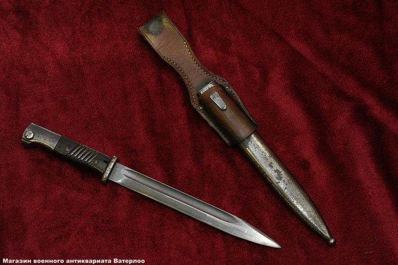 Штык — нож к карабину Маузер — 1939 год 3 Рейх Германия | Магазин военного  антиквариата Ватерлоо