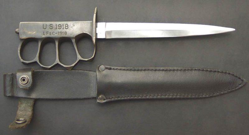 Нож-кастет M1918 MARK 1 – Военное оружие и армии Мира