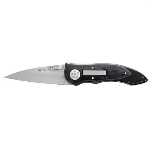 Складной нож CRKT Elishewitz E-lock Black, сталь Aus 8, рукоять сталь 420J2  - купить по цене 7330 руб. с доставкой по России