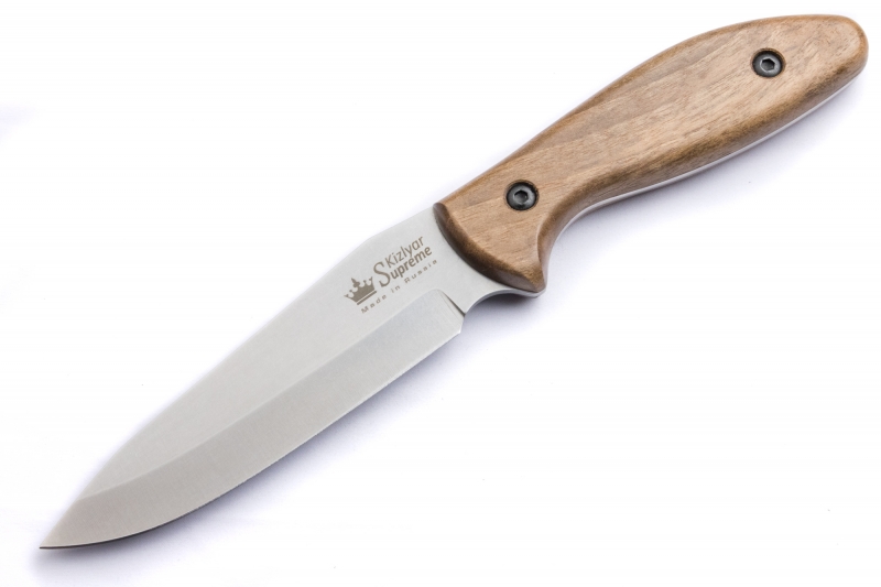 Нож туристический KIZLYAR SUPREME Flint (дерево) AUS-8, StoneWash — купить  в интернет-магазине ОНЛАЙН ТРЕЙД.РУ