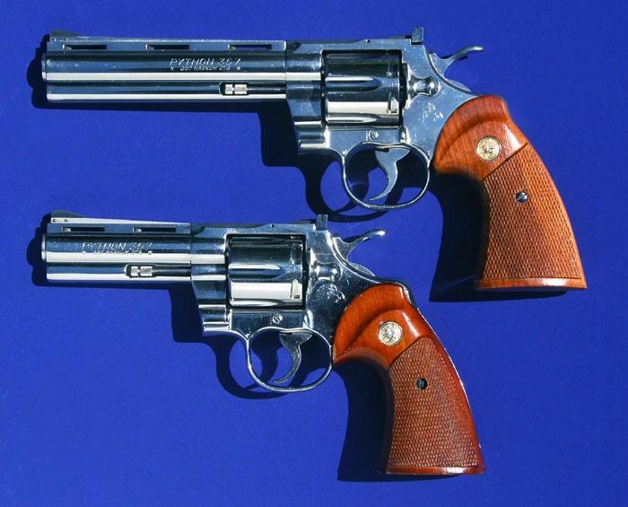 Colt Python: полицейский кольт под мощный патрон Magnum 357